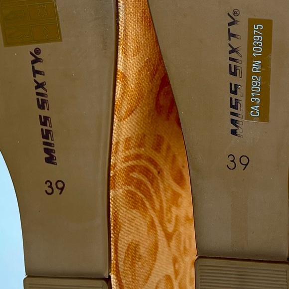 MISS SIXTY Women, high-end, Italian designer brand, genuine leather mules 39 NEW - Picture 10 of 10